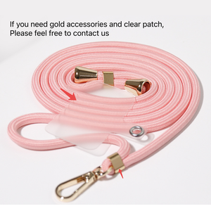Cuerda universal de cordón para teléfono cruzado con correa ajustable de nailon para el cuello con parche para correa de teléfono móvil con parche desmontable - Product Image 5