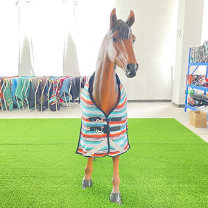 ใหม่ล่าสุด RTS Ripstop 1200d เจาะผ้าโพลีเอสเตอร์เสื้อผ้าม้าในฤดูหนาวโพลีฝ้ายพรมคอมโบคอ - Product Image 5