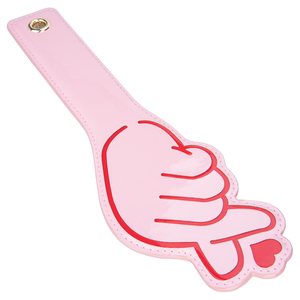 Látigo de Cuero BDSM con Plumas para Coqueteo, Paleta SM para Palmadas, Paleta de Mano, Producto Sexual de Cuero PU 100% Impermeable - Product Image 3
