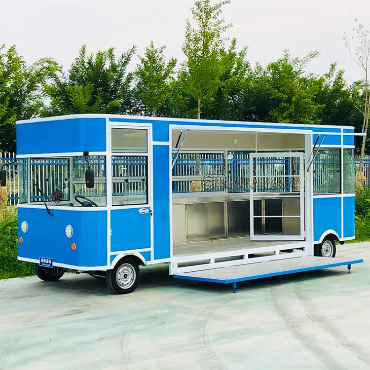 कस्टम आकार Foodbus कपड़े की दुकान फास्ट फूड ट्रक रसोई गाड़ी खाद्य वैन आइसक्रीम ट्रक पिज्जा Taco खाद्य कारवां