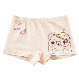 Paquete de 4 Calzones Tipo Bóxer para Niñas Estudiantes, Ropa Interior Infantil de Algodón Transpirable, Calzones de Seguridad de Algodón para Niñas - Product Image 1