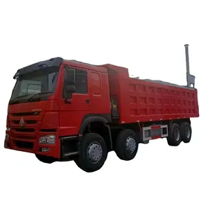 China National Heavy Duty Truck HOWO 8x4 371HP 10 ruedas camión volquete de segunda mano para la venta en Europa 2 y África