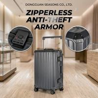 Maleta Premium con Marco de Aluminio 100% Puro, Asa Ancha Tipo Trolley, Protector de Esquinas Metálico, Bolsa de Viaje Personalizada