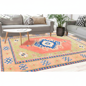 Vintage Style Printed <b>Rug</b>: Retro <b>Boho</b> Decor for Home,Nonwoven Thin <b>Rug</b> - Product Image 3