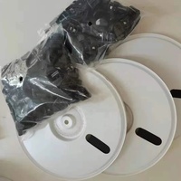 Tali bulu mata plastik 1/2 inci, tahan UV Acetal tahan cuaca hitam POM gesper ganda