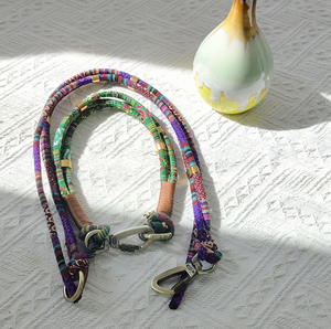 Empfohlenes lila Haustier halsband mit strap azier fähigen Nylonst reifen Einfaches Design und personal isiertem Western-Print für Hunde und Katzen - Product Image 3