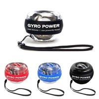 LED à changement de couleur 220LBS Gyroscope Autostart Gyro Power Wrist Ball avec contre-bras Main Muscle Force Trainer Fitness Equipment