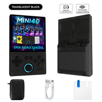 Console de jeu portable Mini40, écran IPS de 4,0 pouces, plus de 15 000 jeux, batterie de 4 000 mAh, plusieurs langues, ma mini console de jeu