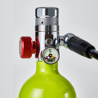 Adaptateur de recharge de bouteille d'oxygène de plongée en cuivre de haute qualité en stock, 40 MPa pour la valve de la bouteille de plongée
