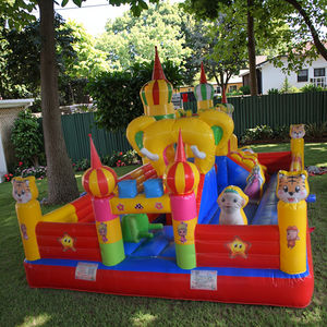 <span class=keywords><strong>Château</strong></span> <span class=keywords><strong>gonflable</strong></span> à glissière pour enfants, grand modèle, dessin animé, tigre, best-seller, éco-responsable, aire de jeux extérieure, 40 personnes - Product Image 2