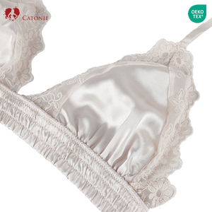 Conjunto de Lencería Femenina de 2 Piezas OEM, Conjunto de Lencería de Encaje Floral, Conjunto de Lencería Sexy con Sujetador - Product Image 6