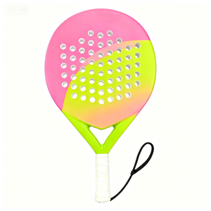 <span class=keywords><strong>Raquette</strong></span> <span class=keywords><strong>de</strong></span> <span class=keywords><strong>tennis</strong></span> pour femmes en carbone haute performance 12k, surface mate rose guava, filet en nylon absorbant les chocs - Product Image 1