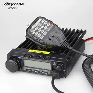 Anytone AT-588 UHFモバイルラジオハイパワー60W136-174Mhz400-490Mhz2ウェイラジオBF