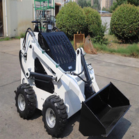 Prix usine CE EPA Mini-chargeuse sur pneus agricole pour vergers avec moteur diesel Briggs & Stratton et godet de 0,12 m³
