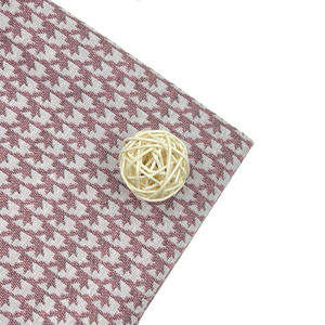 Производство OEM 100% полиэстер черно-белый тканый шерстяной твидовый материал для пиджак - Product Image 5