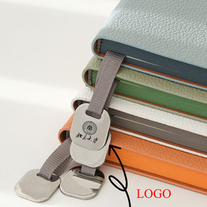 Libreta de Negocios Elegante y Sencilla de Cuero Suave, Personalizada A5, con Patrón de Lichi, para Empresas, con Caja de Regalo y Logotipo Impreso - Product Image 4