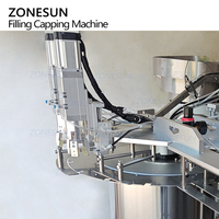 Machine de capsulage de remplissage de poche de bec liquide de quantification rotative automatique de ZONESUN ZS-ZLFC2