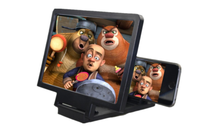 F1 cep telefonu 3D masaüstü akıllı cep telefonu ekran amplifikatör 3D HD stereoskopik büyüteç
