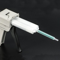 Buse de mélange statique à baïonnette, distributeur de cartouches d'époxy AB en plastique, pistolet à colle, tube mélangeur