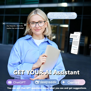 Gafas Inteligentes con IA, Traductor Integrado, Función de <span class=keywords><strong>Zoom</strong></span>, Resistentes al Agua IP68, Video de 1200P para Interpretación de Idiomas en Tiempo Real, Deportes - Product Image 5