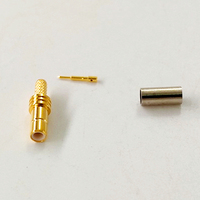 Câble coaxial RG316 pour antenne Audio Factory, 50 ohms, connecteur RF coaxial à sertir mâle SMB