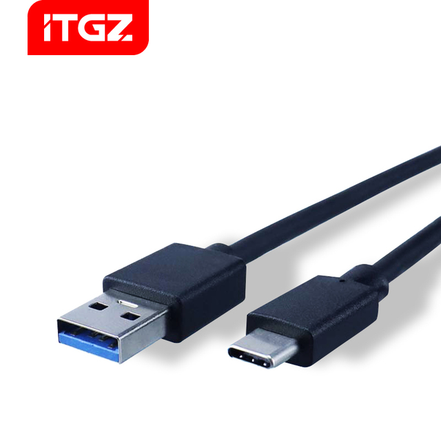 ITGZ USB-C Cable 10Gbps 60W Fast Charging Cord 3A Type-C to USB-A Data Sync Wire Docking Station