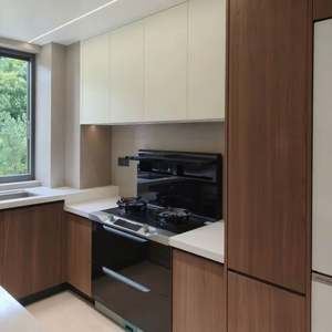 Mueble de Cocina Personalizado de Alta Gama con Acabado en Melamina, Mueble de Cocina Moderno para el Hogar - Product Image 1