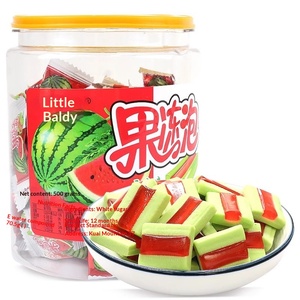 Watermelon Fruity Jelly Bubble <strong>Gum</strong> | 500g Bucket for Kids | Nostalgic 8090s Childhood Candy Snacks - Product Image 2