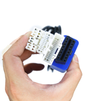 Cable Adaptador de Diagnóstico CAN ICarsoft E2 para Tesla, OBD2 OBDII J1962, Conector de Escáner EV