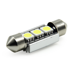 Lumières <span class=keywords><strong>Led</strong></span> blanches 5050 3SMD <span class=keywords><strong>C5W</strong></span>, ampoule 36MM <span class=keywords><strong>41MM</strong></span> Canbus, lumière dôme de guirlande avec DC12V, livraison directe d'usine - Product Image 4