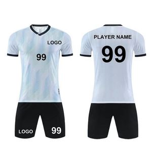 Customize 2026 Soccer Wears Set Football Uniforms T-Shirts Breathable Quick Dry Plus Size High Quality Heat-Transfer <b>Green</b> - Product Image 5