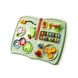 Libro Sensoriale per Bambini, Giocattolo Educativo Montessori, Tavola Multifunzionale con Luci e Suoni per l'Apprendimento Precoce - Product Image 1