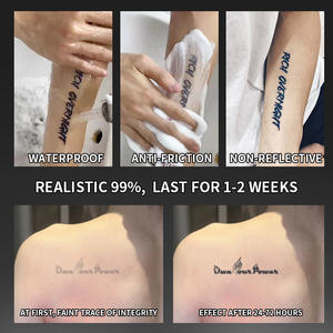 <span class=keywords><strong>Tatuaggio</strong></span> Temporaneo Stile Indie con <span class=keywords><strong>Fiori</strong></span> <span class=keywords><strong>e</strong></span> Farfalle, Semi-Permanente, Impermeabile, Dura 2 Settimane, <span class=keywords><strong>Tatuaggio</strong></span> a Base di Erbe per Braccio - Product Image 4