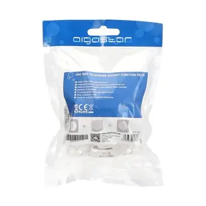 Adaptateur de téléphone 1 va, compatible avec les normes allemandes et françaises, couleur blanche, idéal pour les connexions - Product Image 3