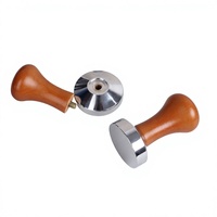 Direct usine, Tamper à expresso de type palette en acier inoxydable 304 avec finition anodisée, pour applications automobiles, en forme de sac ou de baril