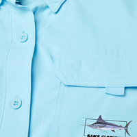 Chemise de pêche personnalisée en nylon et polyester à manches longues avec protection UV pour les équipes de pêche, idéale pour la randonnée et le travail en extérieur
