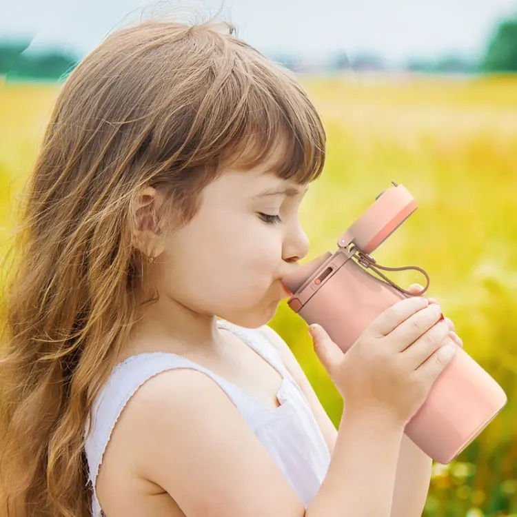 Bouteille d'eau en acier inoxydable pour enfants, nouveau Design, sans BPA, couvercle rabattable, Double paroi, isolée, portable, pour l'école