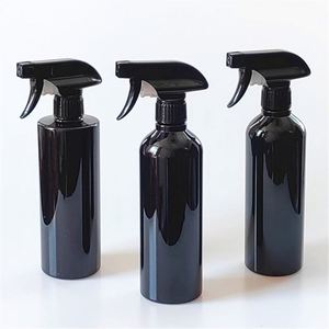 Wholesale 500ml 17oz Refillable Plastic PET Matte Black Empty Cleaner Trigger Spray Bottle - Product Image 6