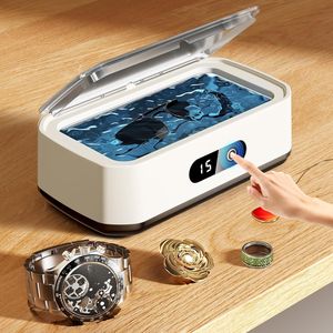 Limpiador Ultrasónico Doméstico con 3 Modos, Máquina de Limpieza de Alta Frecuencia de 49 kHz para Gafas, Joyas, Dentaduras Postizas y Herramientas de Belleza - Product Image 3