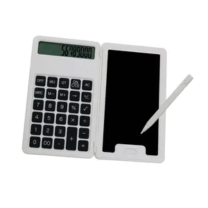 Calculator Electronic Calculator With 5 Inch Lcd Writing Tablet Digital Drawing Tablet Mini Calculator Lcd Display 12 Digits For Students