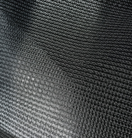 Filet d'ombrage rond en HDPE résistant aux UV, noir, pour la protection des cultures agricoles en serre
