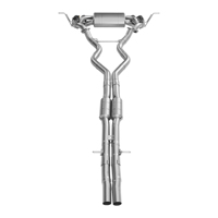 Système d'échappement pour Land Rover Defender 5.0T V8 2020+ Silencieux à clapets Catback avec télécommande en acier inoxydable SS 304