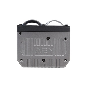 AES ไฟ LED เสริม6000K ทรงสี่เหลี่ยมสว่างขึ้นลำแสงเลเซอร์คู่รูปแบบตาคู่ NV-5 75W เลนส์ Auxi biled สำหรับรถยนต์ - Product Image 1