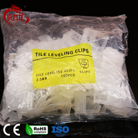 Entretoises et clips de nivellement en plastique PE pour carrelage, 1.0mm 1.5mm 2mm 3mm