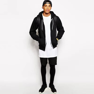 Thương Hiệu Người Đàn Ông Của Bông Quần Áo Trắng Dài T Áo Sơ Mi Hip Hop Người Đàn Ông T-Shirt Thêm Dài Chiều Dài Người Đàn Ông Tops TEE Dài Dòng Áo Thun Cho Nam - Product Image 4