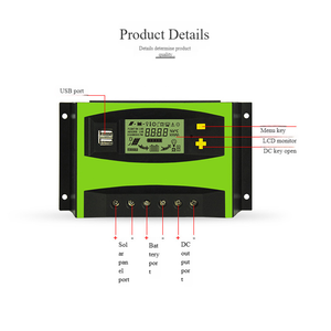12V 24V 48V MPPT Système d'énergie solaire Régulateurs de charge de batterie 20A 30A 40A 60A 50A Contrôleur de charge solaire Pwm - Product Image 6