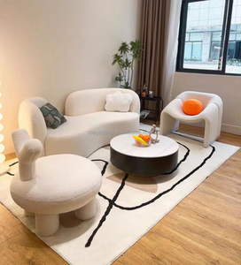 Ensemble de canapé incurvé de réception modulaire de conception nordique d'Italie tufté avec la caractéristique inclinable pour le <span class=keywords><strong>salon</strong></span> de beauté - Product Image 2