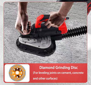 Ponceuse murale industrielle portative pour le meulage et le rainurage du béton, ponceuse de sol combinée à triple tête - Outils ChongHua - Product Image 6