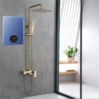 Chauffe-eau électrique sans réservoir 220-240V 4.5KW avec écran tactile numérique, chauffage rapide pour appartement