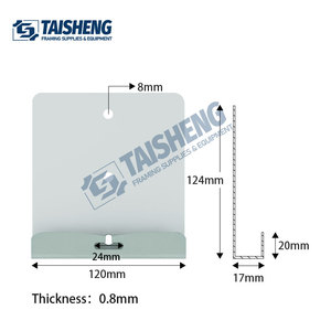120*124*17mm gancho de espejo de vidrio sin marco pieza colgante de pared accesorios de Hardware colgador de espejo - Product Image 3